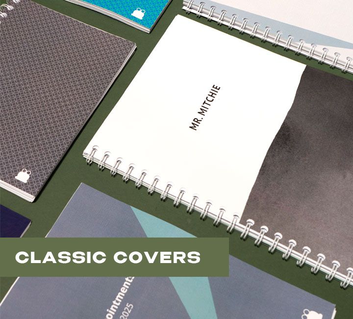 Many notebook layouts to choose from, lined, dotted, girdded and mixed