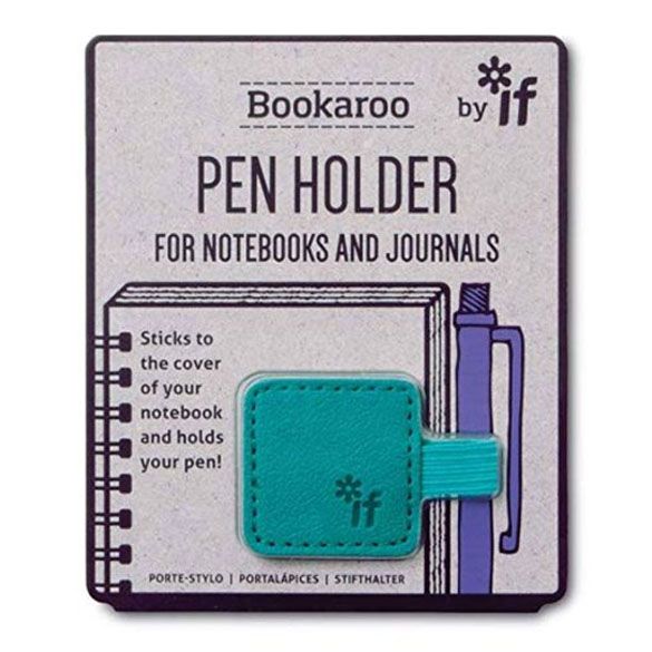 Adhesive Pen Holder in Turquoise