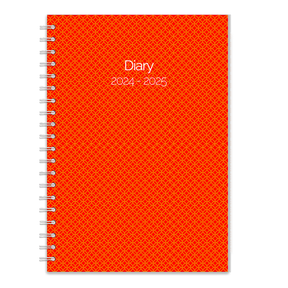 Art Deco Diary 2024-2025 | Orange